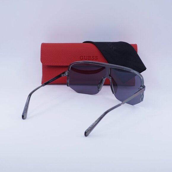Guess GO00054 20C Shield Sunglasses - Grey/Ruthenium/Smoke - Picture 3 of 10